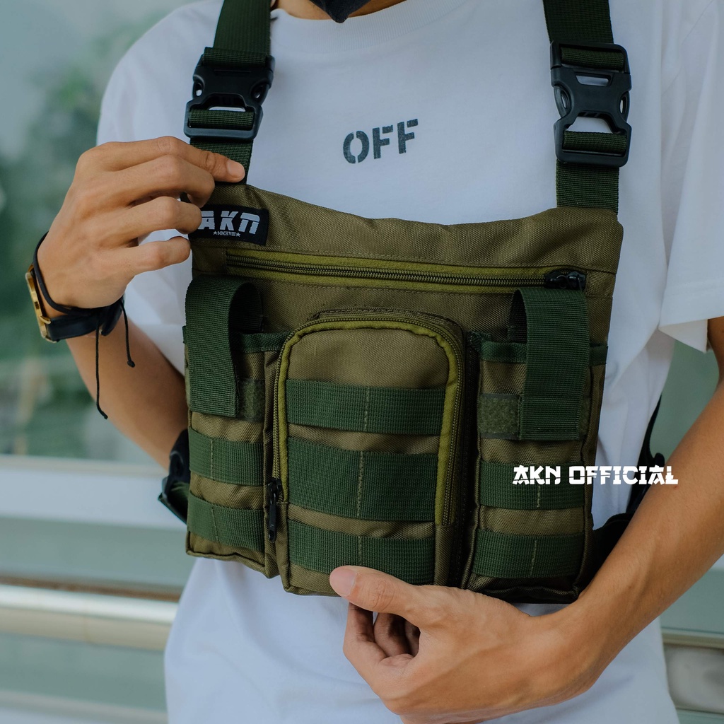 Tas Dada Tactical Rig Bag untuk Kebutuhan Militer dan Pria Aktif