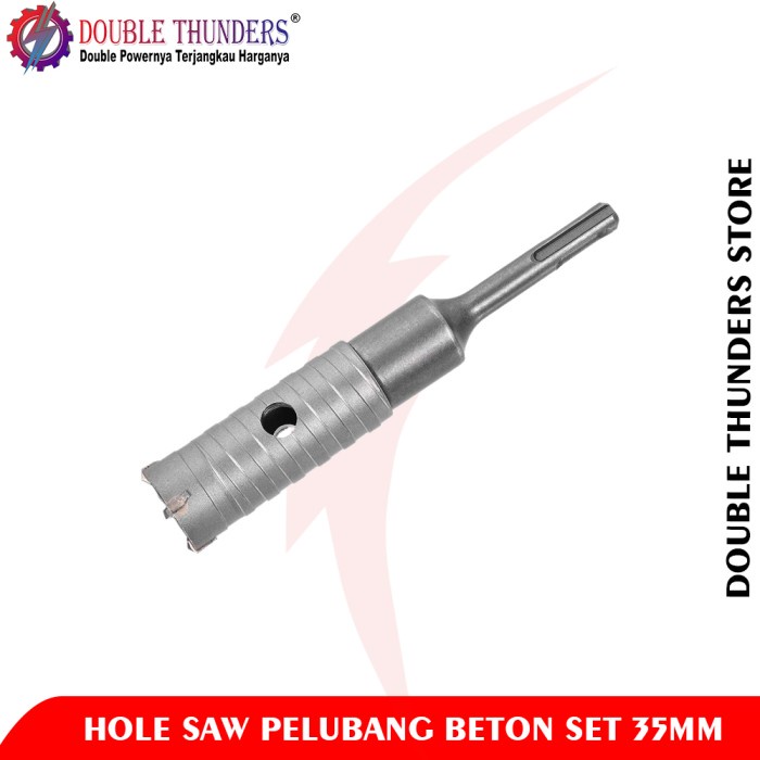 Dt Hole Saw Beton Set 35Mm / Hole Saw Pelubang Beton Set