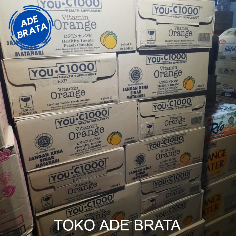 

You c 1000 orange 1 dus isi 30 botol