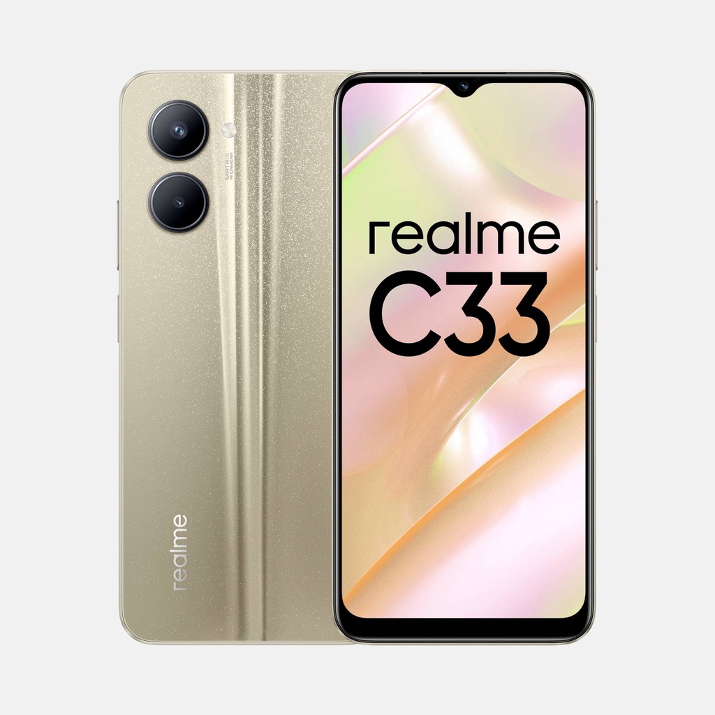 Realme C33  4/64GB + 4/128GB Garansi Resmi