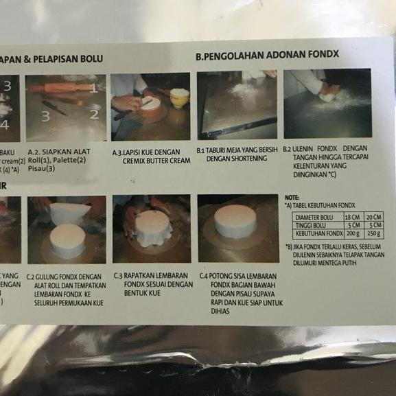 

COD✔️Fondant FondX Virgin White 500gr|RA8