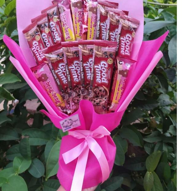 

ARTB6n1M--(S) Buket pink lucu/paket/bingkisan Snack Ulang Tahun/Ultah/ Wisuda/Kado/Hadiah