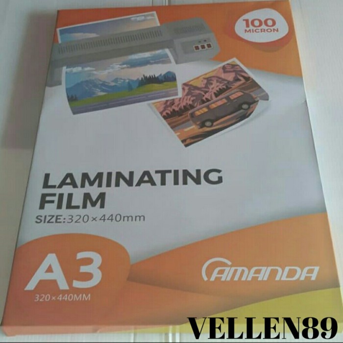 

Limited Laminating Plastik A3 Merk Amanda