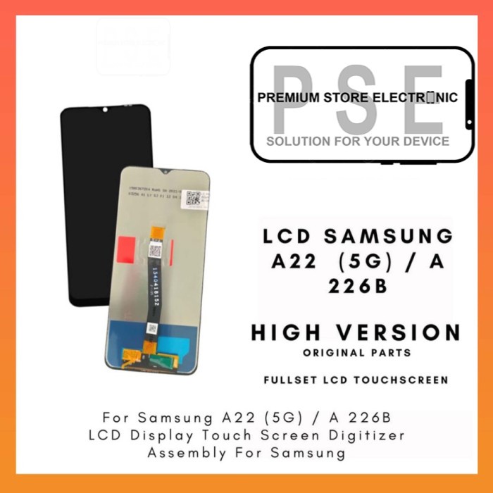 LCD SAMSUNG A22 5G / A226B ORIGINAL FULLSET TOUCHSCREN