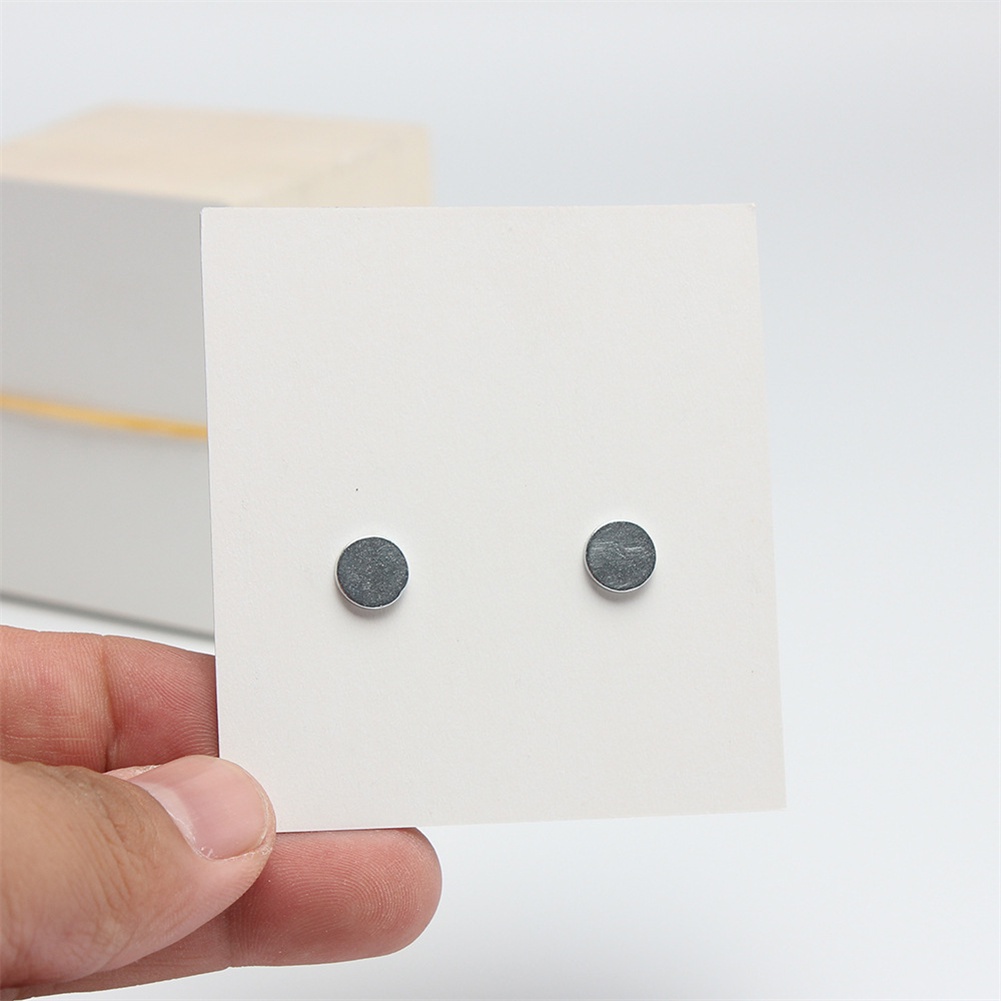 Anting Magnet Hitam Tanpa Lubang Telinga Untuk Unisex