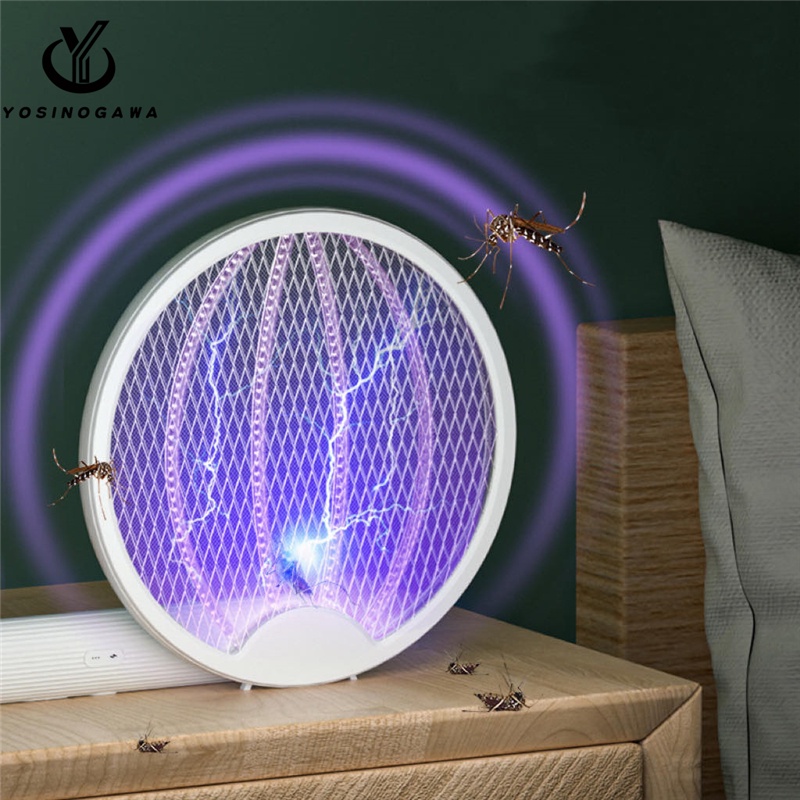 Raket Listrik Pemukul Nyamuk / Raket Elektrik Pembasmi Nyamuk - YOSINOGAWA