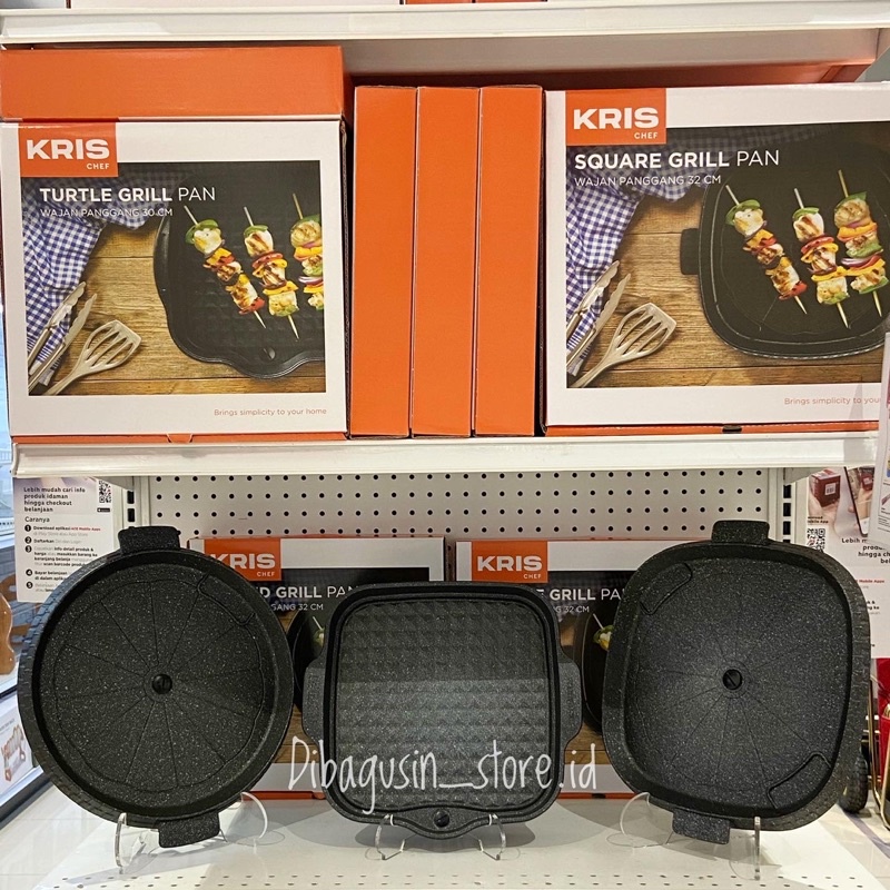Krischef ace grill pan wajan panggang
