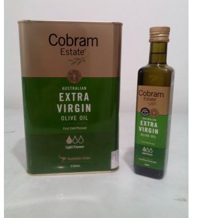 

10.10 STOK READY COBRAM Estate - EXTRA VIRGIN OLIVE OIL LIGHT ( Minyak Zaitun Asli ) 375 ML !