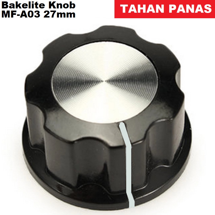 Jual Knob Potentiometer Besar MF-A03 27mm Bakelite Boss Style Knop ...