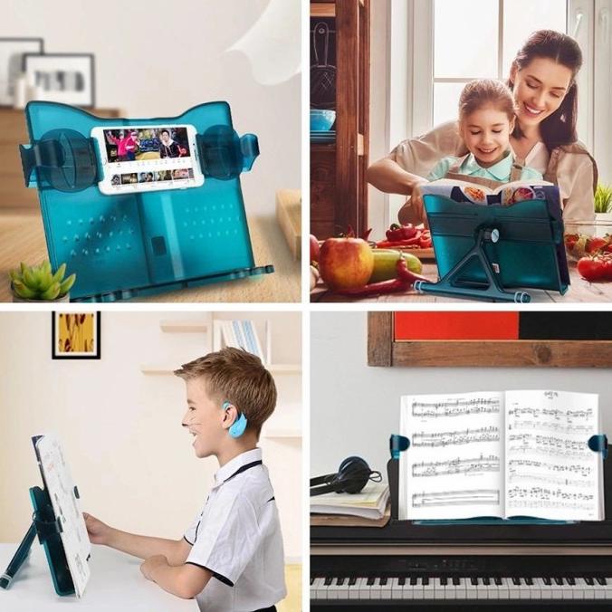 Tripod Book/Book Stand/Stand Holder Book/Tripod Buku/ Tiang Buku/1