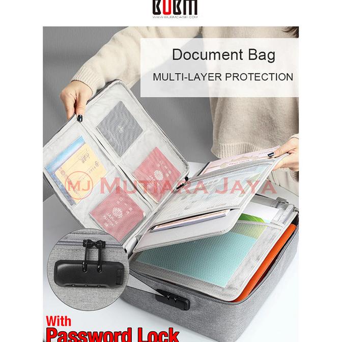 

Bubm Tas Koper Dokumen Organizer Dengan Kunci
