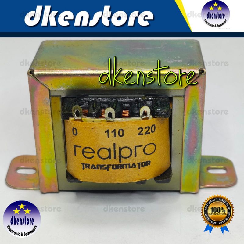 Trafo Realpro 1A CT 18v trafo 1A Ct18v 1ampere tembaga murni