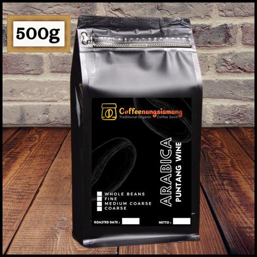 

Kopi Arabika Puntang Wine 500G Premium - (Biji/Giling)