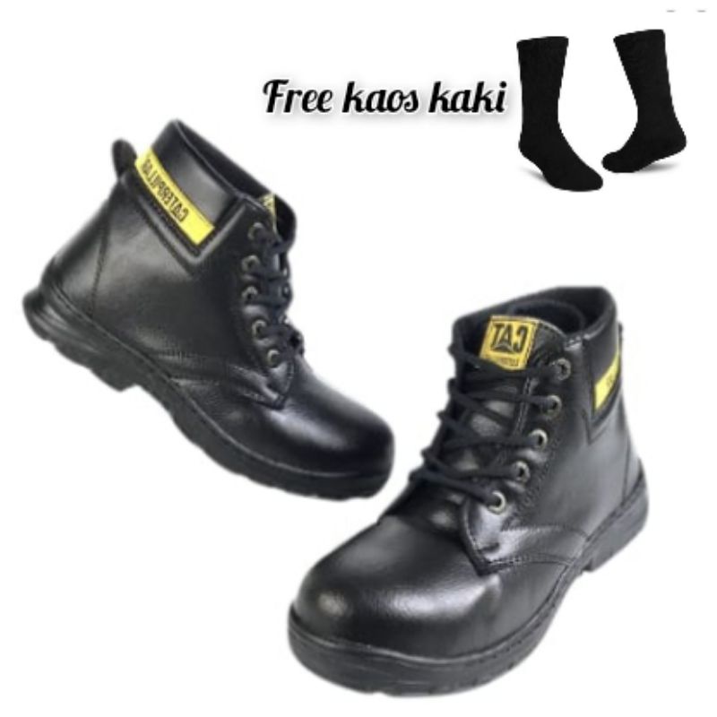 Sepatu safety boots pria sepatu proyek ujung besi sepatu kerja lapangan sepatu septi termurah