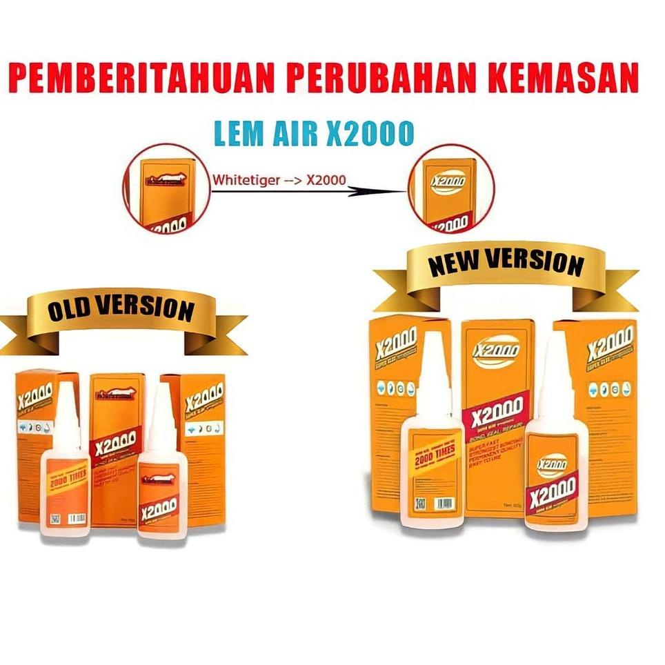 

LMMJ X2000 Lem X2000 super original, Perekat Instan Cairan Super Kuat, Lem super kuat digunakan untuk banyak bahan ス