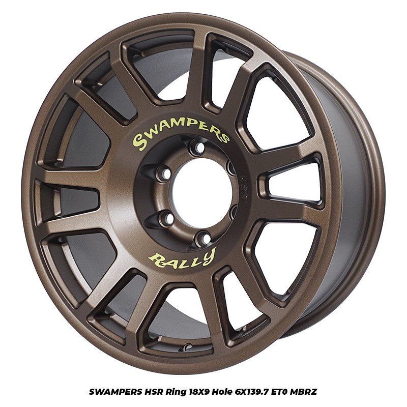 Pelek terbaru dari HSR WHEEL SWAMPERS HSR R18 Velg mobil ring 18 offroad