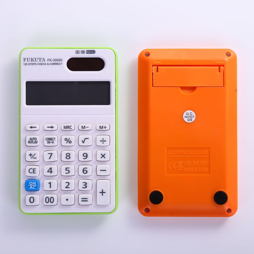 

Kalkulator Energi Matahari 12 Digit / Kalkulator Electronik / Kalkulator Kecil / Kakulator Dagang