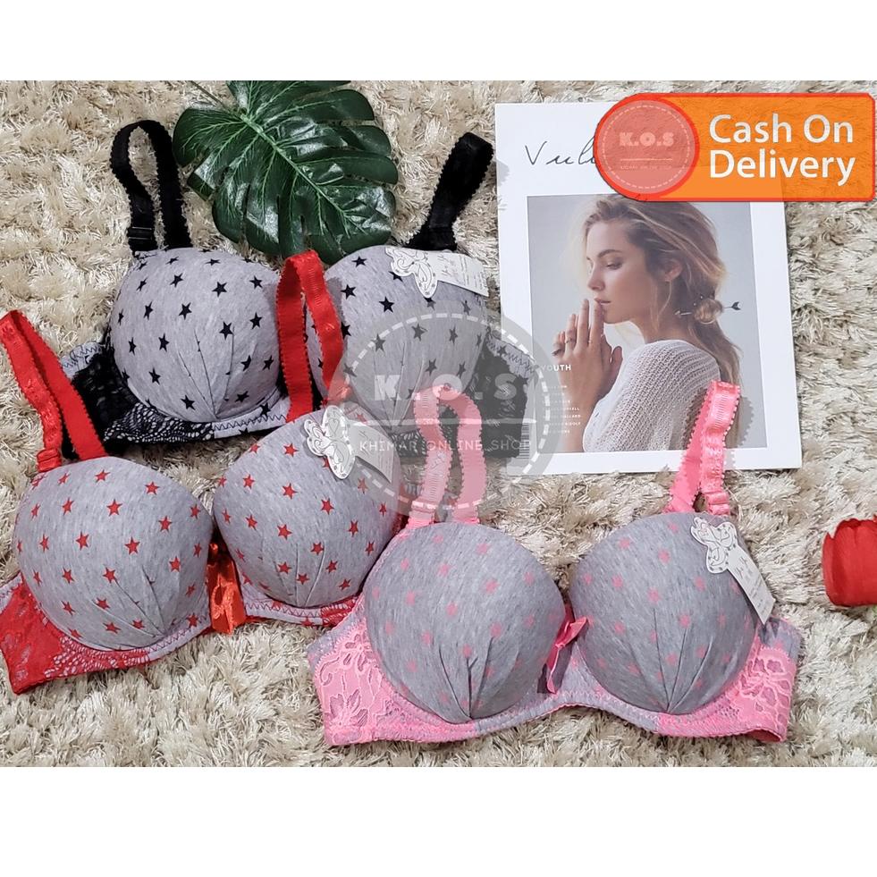 ER.18Oc22ᴷ ‑ Pushup bra bh kawat busa tebal size 38-44 kait 3