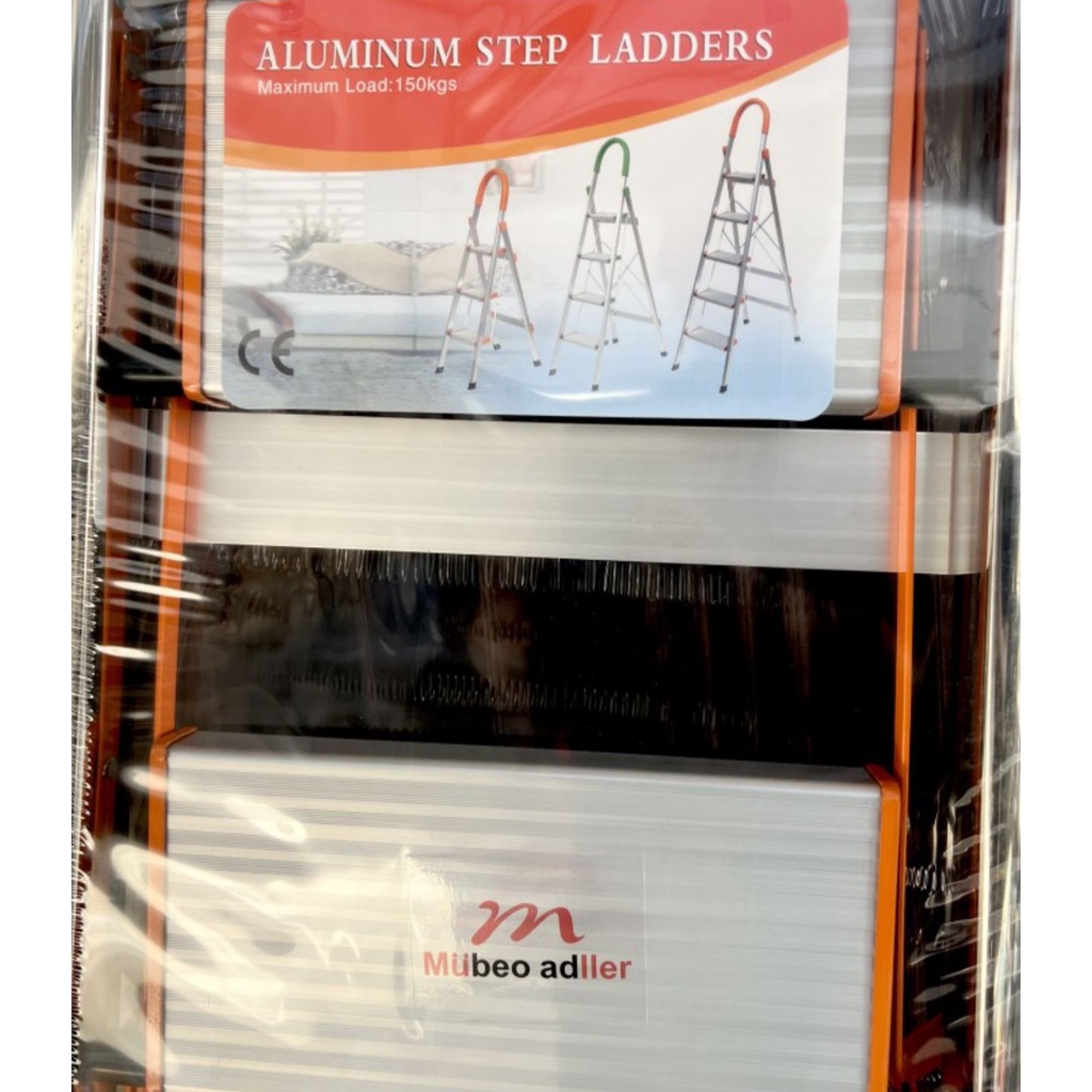 Tangga Rumah Lipat Aluminium Ladder Stainless MULLER 6S Kaki