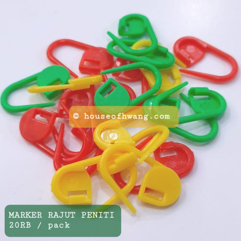 Pin Rajut, Penanda Rajut, Peniti Rajut