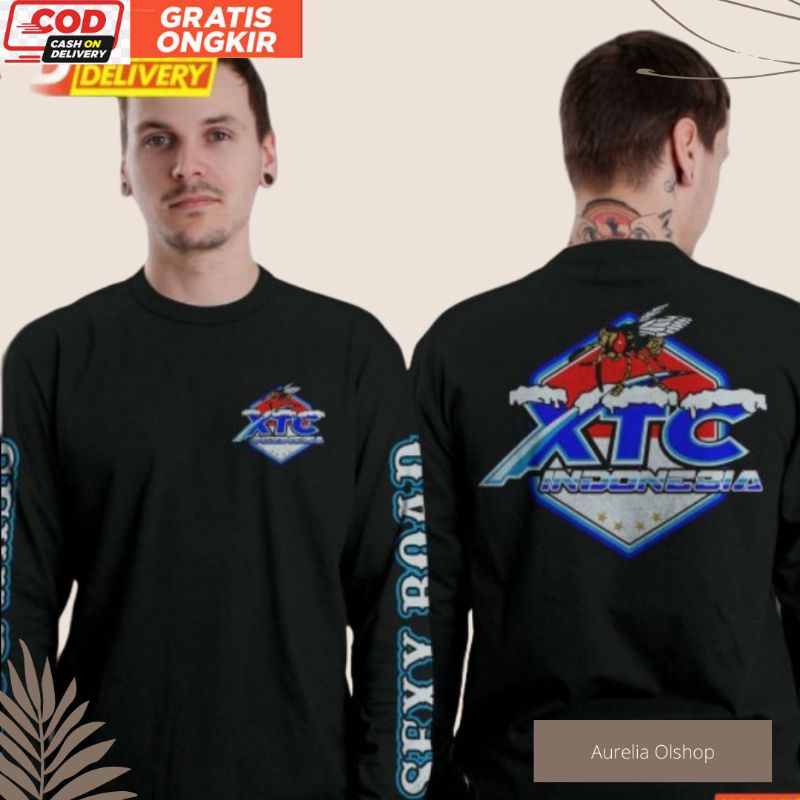 Baju Atasan Pria Gangster XTC Tangan Panjang Lengan Pendek Keren