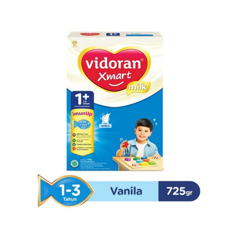 

Susu Bubuk / Formula Vidoran Xmart 1+ 700 gr