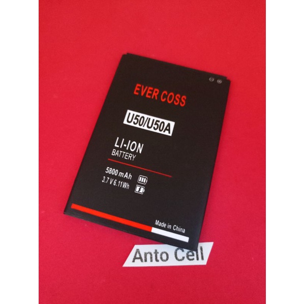 Baterai batre evercoss u50 u50a a75 max original battery hp