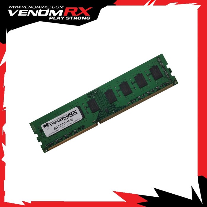 VenomRX Lodimm DDR3 8GB PC12800 / VenomRX DDR3 8GB PC12800 1600mhz