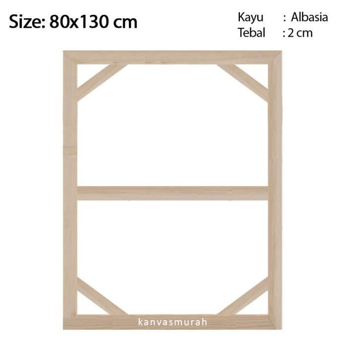

Spanram 80x130 cm Span Ram Kayu Frame 130x80 cm