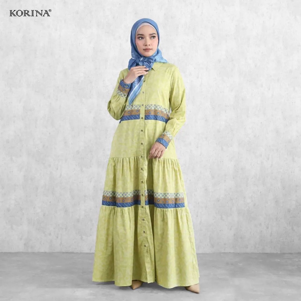 Korina_id - Jasmine dress | dress wanita muslim | dress wanita maxi