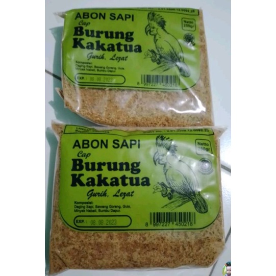 Abon Sapi Piala 250gr / Sapi Abon Cap Piala 250 gr