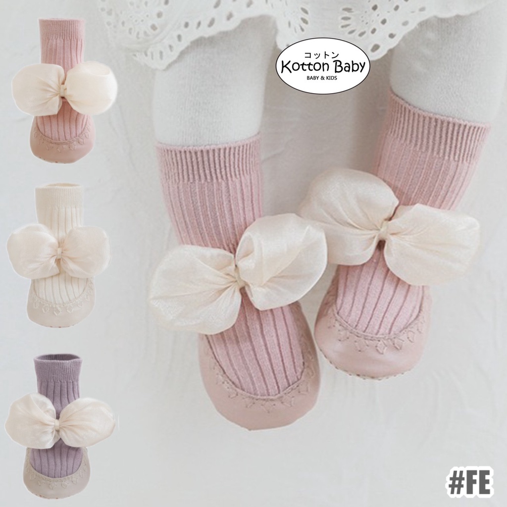 0-2 thn KAOS KAKI PITA BOW ANTI SLIP PREWALKER SEPATU BAYI ANAK SHOES catalog NMBB FE