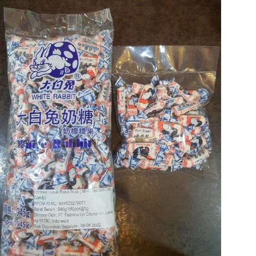

Termurah permen kelinci white rabbit permen lunak rasa susu milk flavored soft candy repack gas !!