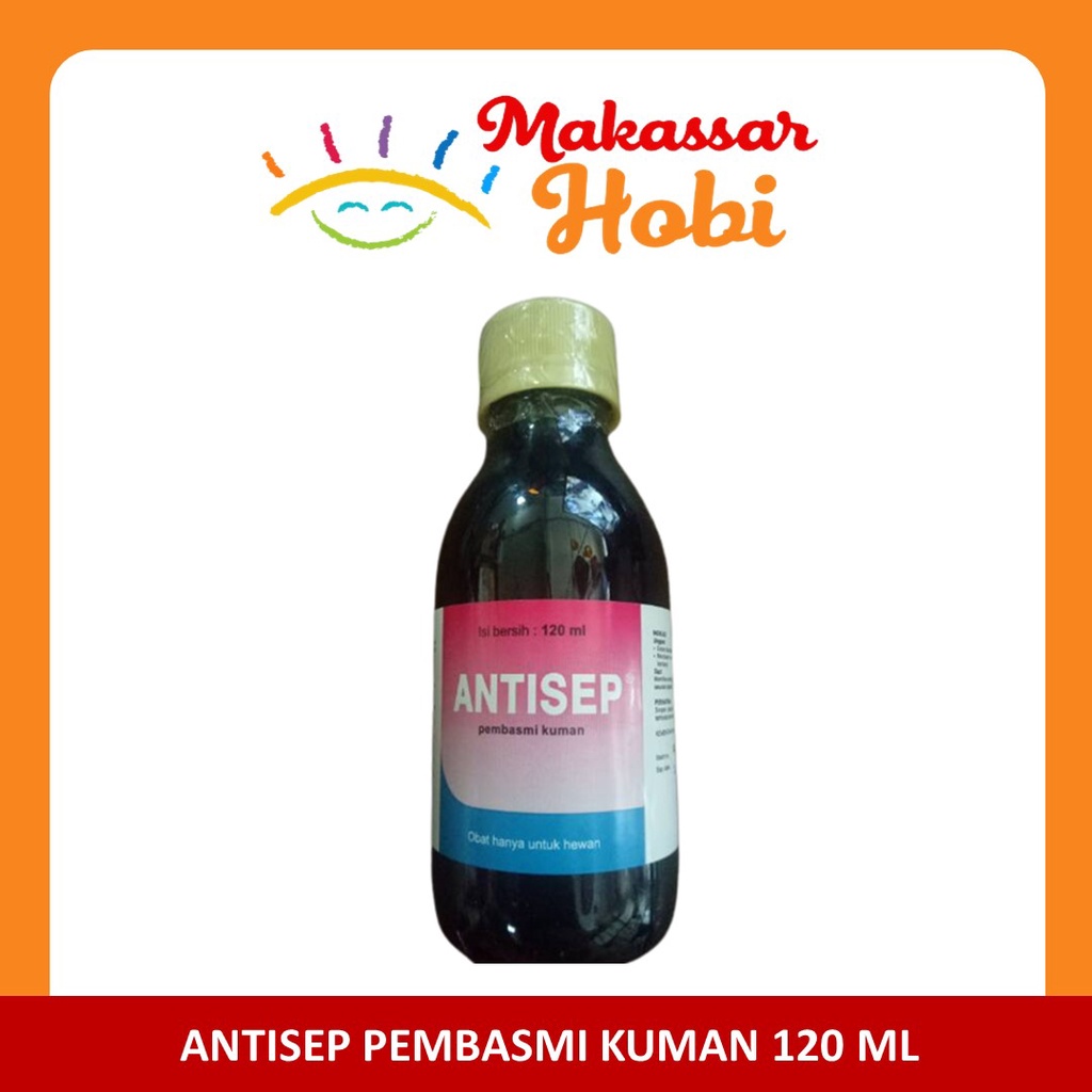 Antisep 120ml Desinfektan Obat Pembasmi Kuman Bakteri Ayam Sapi Medion