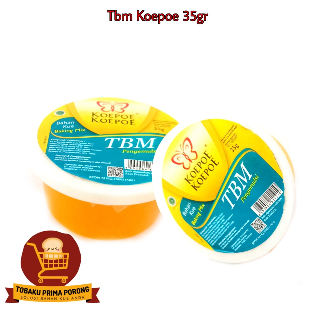 

KOEPOE KOEPOE TBM ( PENGEMULSI ) - BAHAN KUE - BAKING MIX 35gr