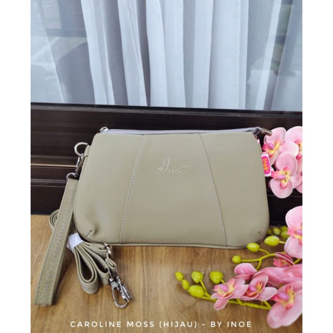 CAROLINE BAG BY INOE BAHAN CHOCOLY ANTI AIR WATERPROOF ORIGINAL GABIA INOE