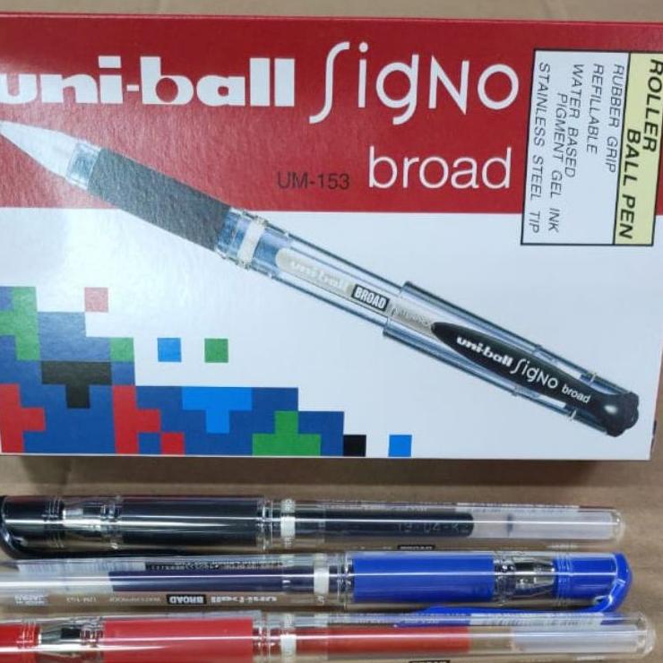 

Obral Pesanan Pulpen Uniball Gel Signo UM-153/1.0mm ( 12 pcs )