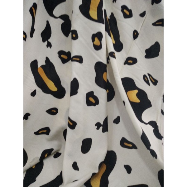 kain meteran murah RAYON PREMIUM GRADE A Leopard