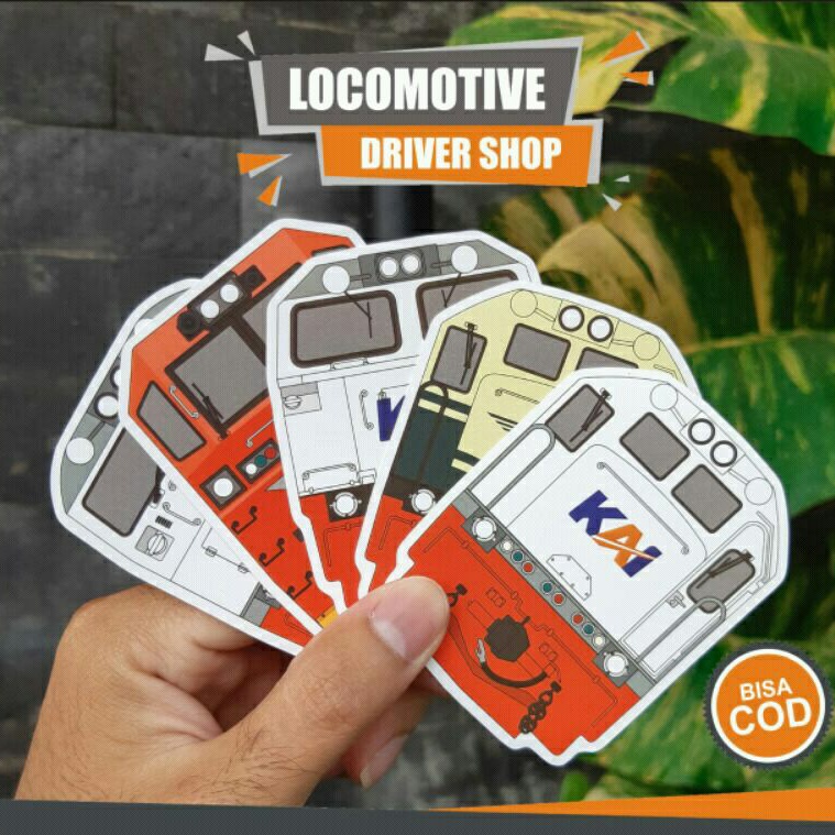 

Stiker Kereta Api Lokomotif Tahan Air by @warieharga