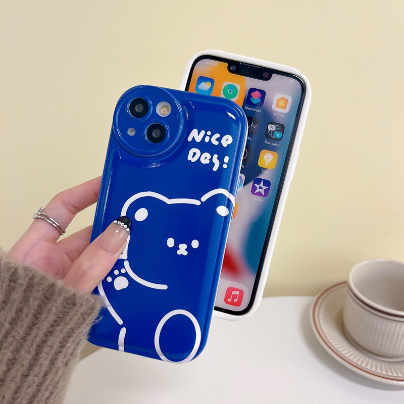 Soft Case Desain Beruang Untuk OPPO A57 A5 A9 A53 A33 A31 A7 A5S A12 A11K F9 Pro A15S A35 A32 A33 F11 A3S VIVO V23 S1 Y11 Y20 Y30 Y20 Y19 Y15S Y20i Y30 Y12