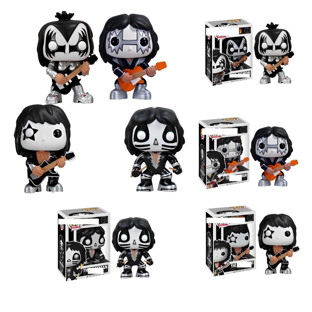 Funko Pop Kiss Band Rock Figure Patung Dekorasi Koleksi Catman