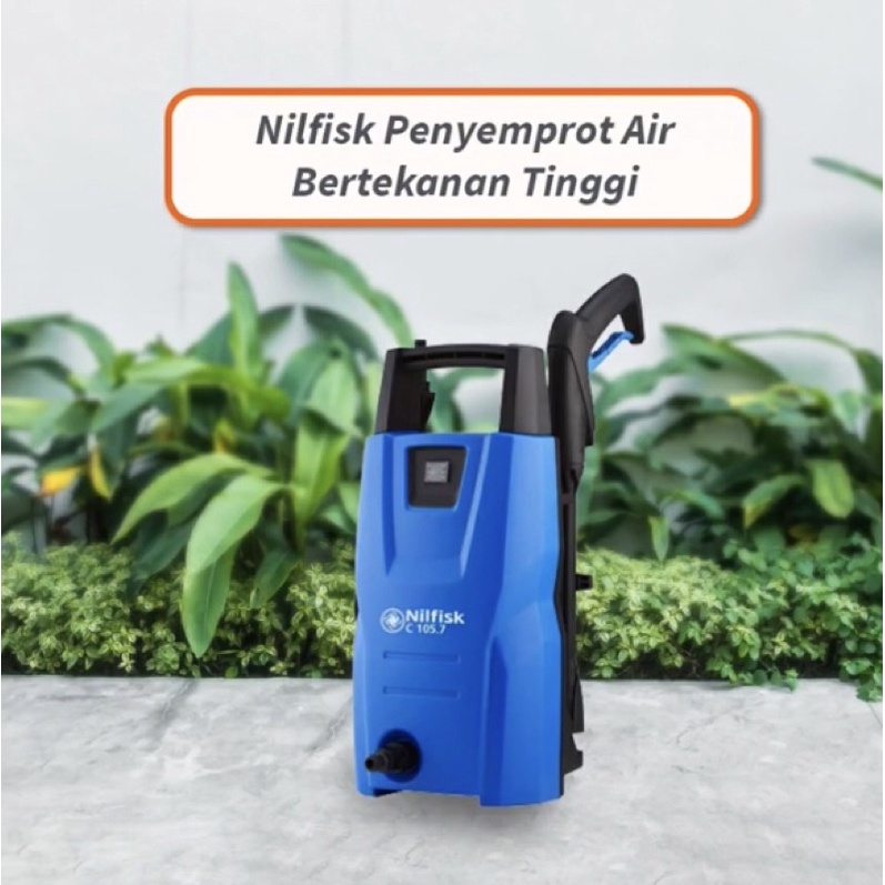 NILFISK HIGH PRESSURE CLEANER 105BAR C105.7-6/ACE NILFISK HIGH PRESSURE COLD HOME USE/ACE ALAT PEMBERSIH TEKANAN TINGGI/ACE NILFISK ALAT CUCI MOBIL