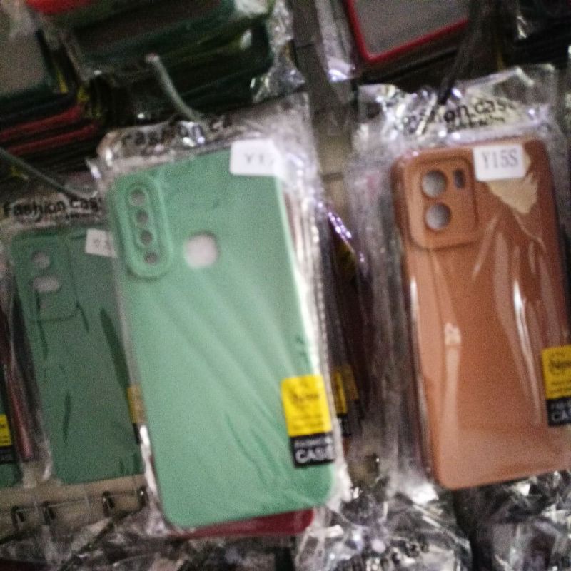 SLIKON/CASE MACARON TERBARU TIPE VIVO Y12/Y15/Y17