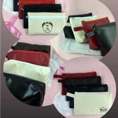 Souvenir Pouch / Dompet Souvenir Pernikahan / Makeup Pouch Souvenir