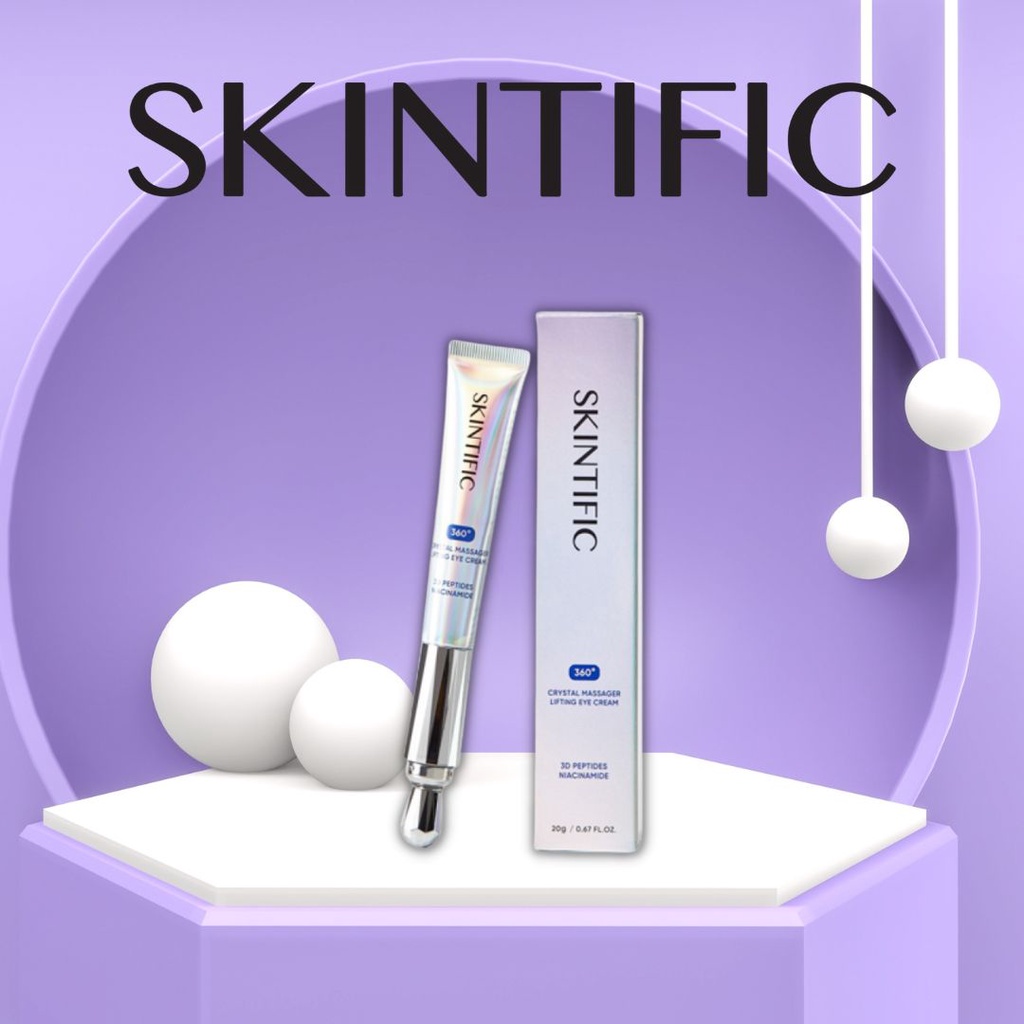 Jual SKINTIFIC 360 Crystal Massager Lifting Eye Cream Eye Gel Serum
