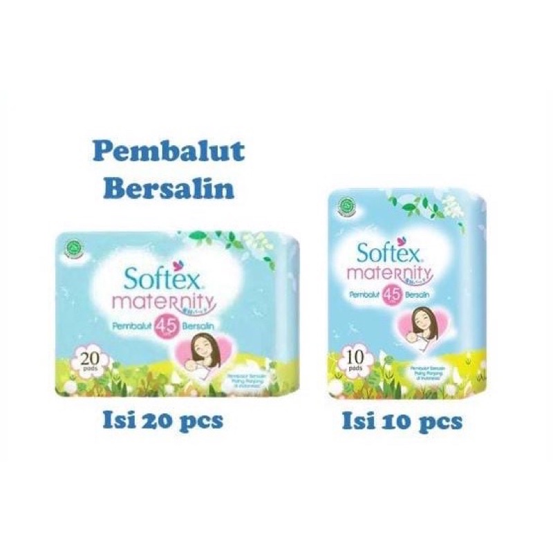 Softex Maternity Pembalut Ibu Bersalin Melahirkan Nifas Hospital Pads