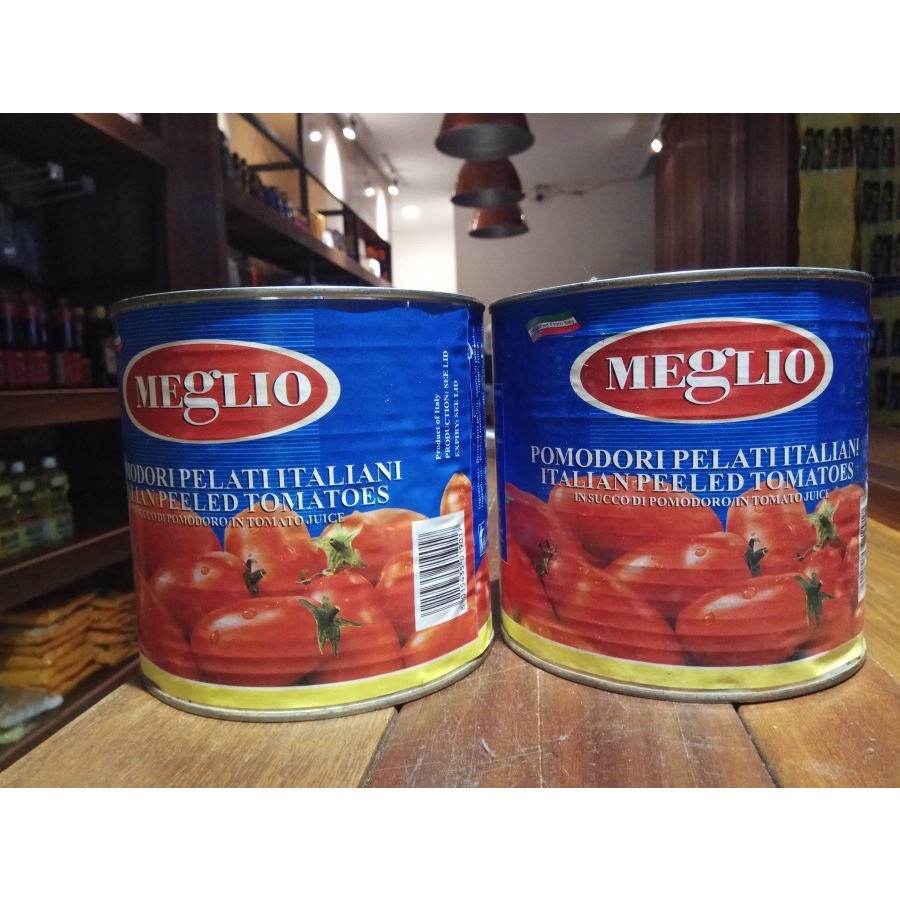 

Tomato Peeled Meglio . Tomato Kupas Meglio - 2.5 kg