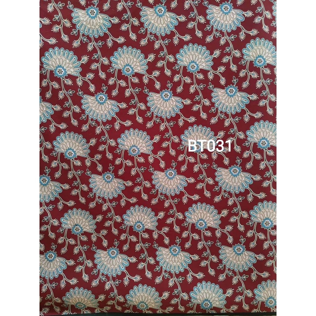 BT 031 kain batik terbaru jual meteran rollan harga per setengah meter  happychild