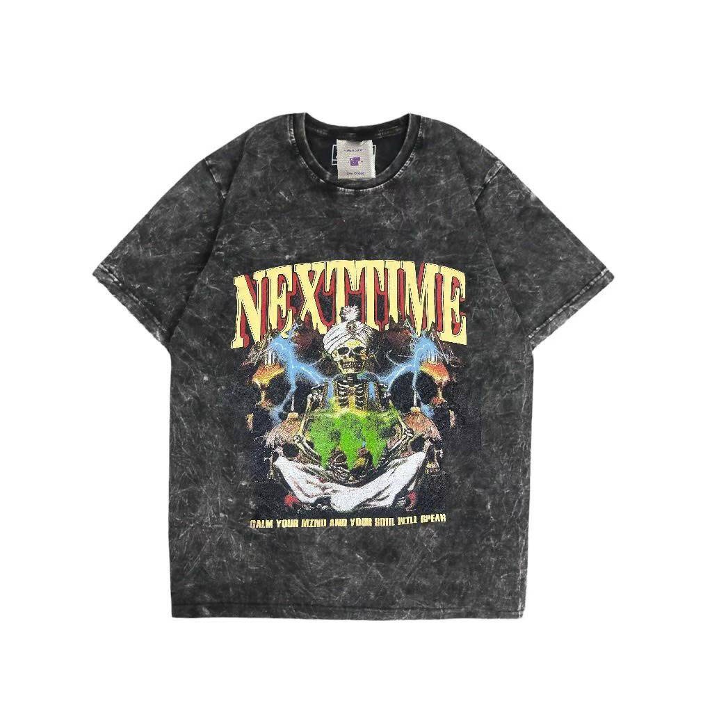 T-SHIRT WASHING  EXSLUTION RETRO BLACK SANDWASH | Kaos Distro | Kaos keren | Kaos oblong sandwash | Kaos salur stripe sandwash oblong pria wanita kualitas premium Quality