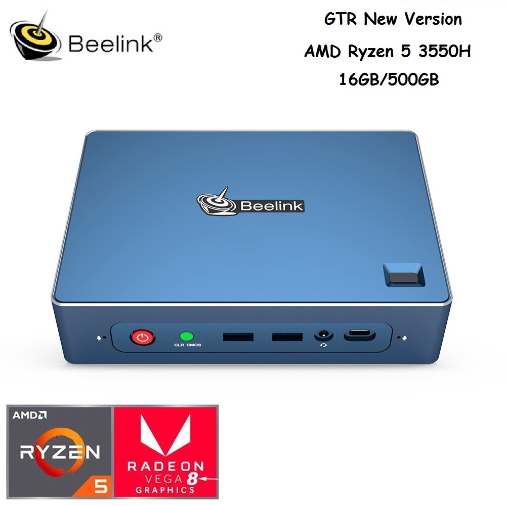 Jual BEELINK GTR New Version Mini PC AMD Ryzen 5 3550H 16GB 500GB